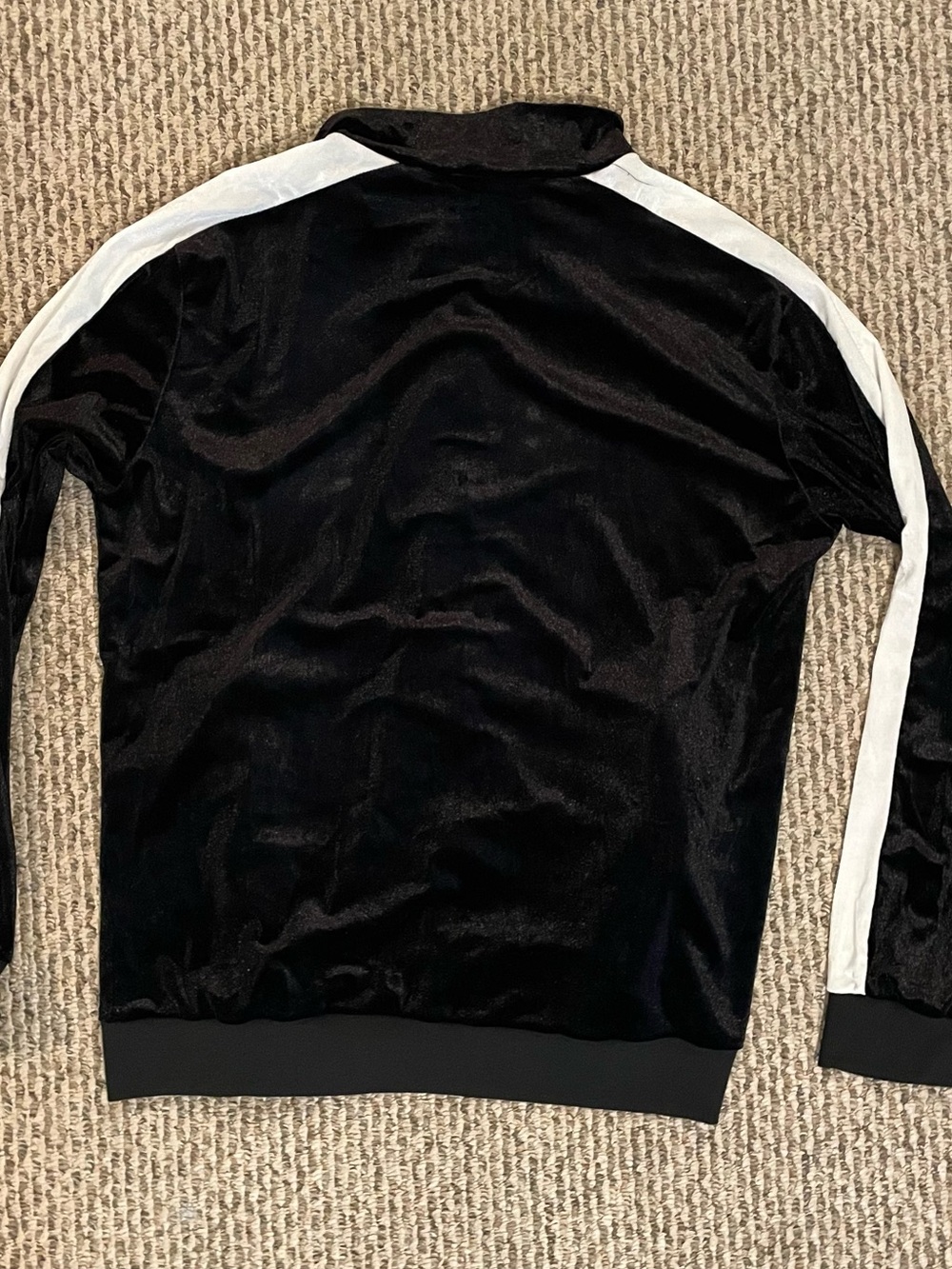 Black and White LOX Ruff Ryders light velour Jacket & Pants Set size Medium new - Picture 6 of 11